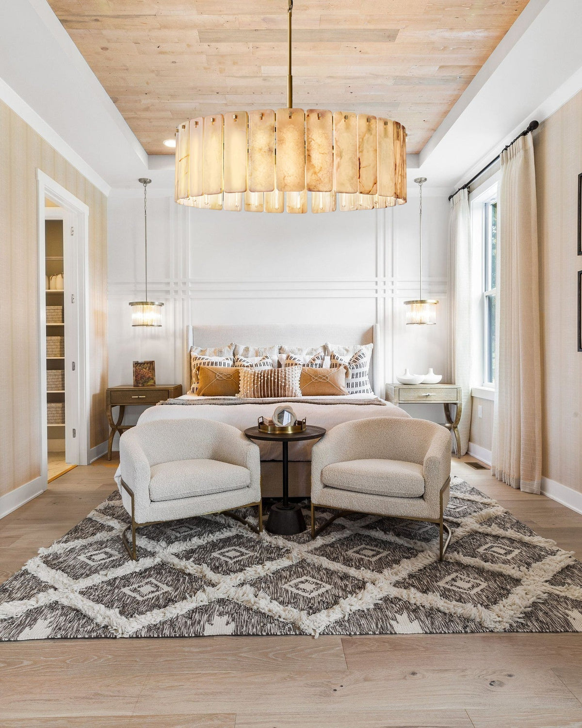 Calametta Onyx Round Chandelier - lampmodern
