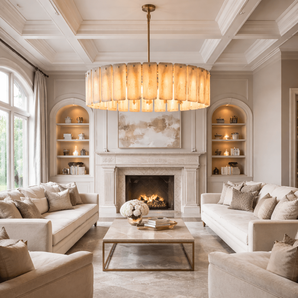 Calametta Onyx Round Chandelier - lampmodern
