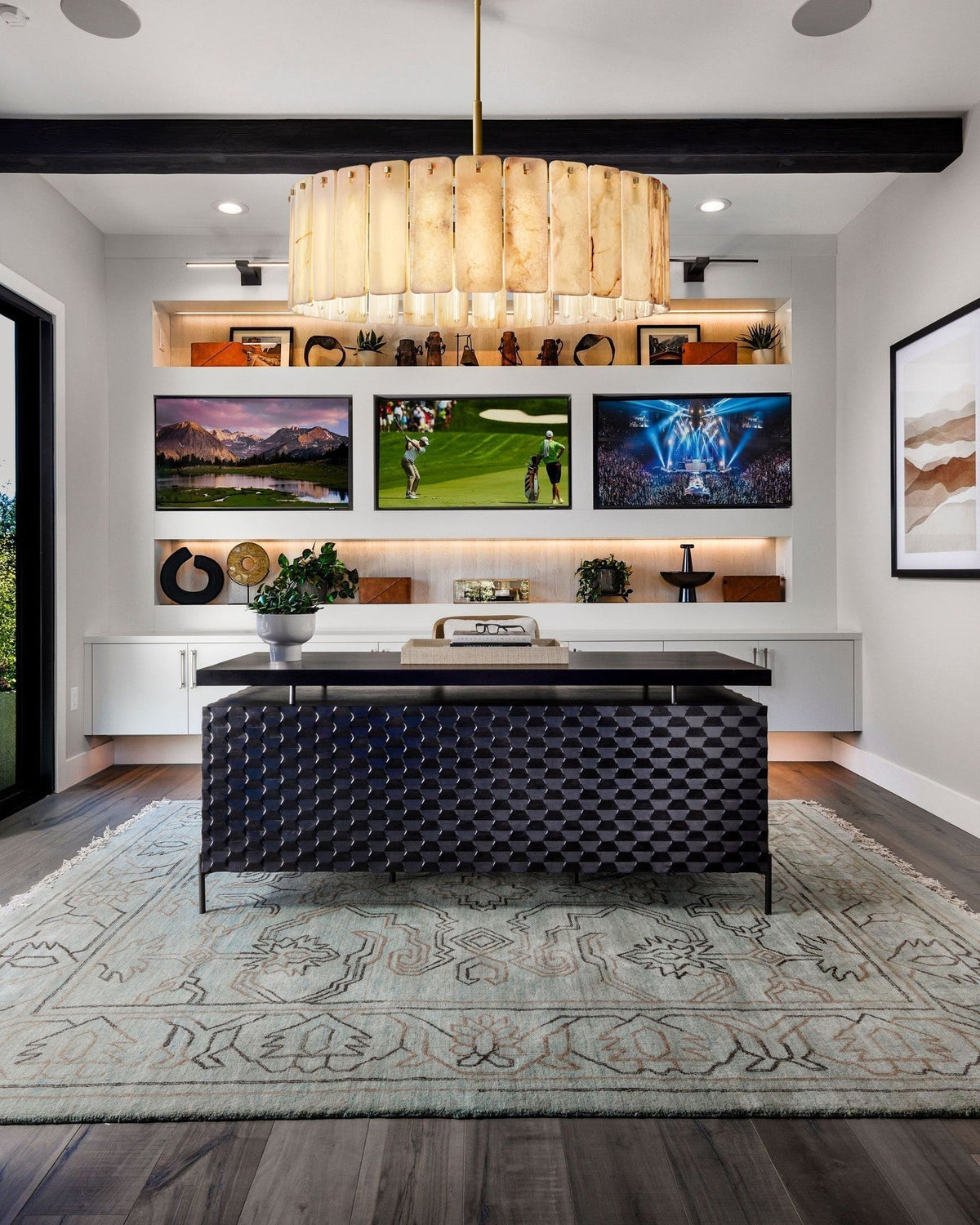 Calametta Onyx Round Chandelier - lampmodern