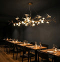 Calyx Bird Branch Chandelier for Dining Room - Copper49.2