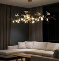 Calyx Bird Branch Chandelier for Dining Room - Copper49.2