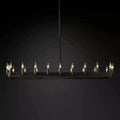 Camena Vintage Candelabra Rectangular Chandelier - lampmodern