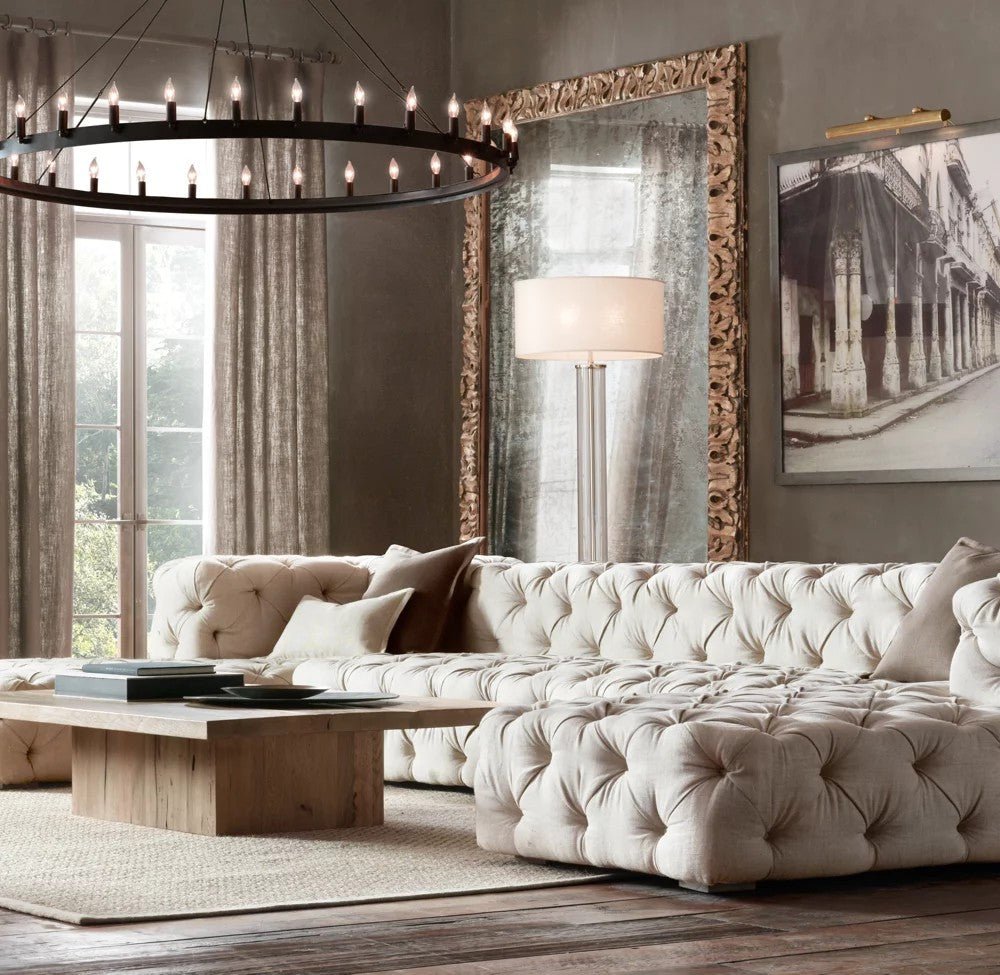 Camena Vintage Candelabra Round Chandelier - lampmodern