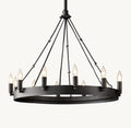Camena Vintage Candelabra Round Chandelier - lampmodern