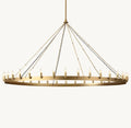 Camena Vintage Candelabra Round Chandelier - lampmodern