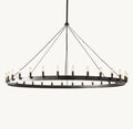 Camena Vintage Candelabra Round Chandelier - lampmodern