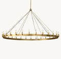 Camena Vintage Candelabra Round Chandelier - lampmodern