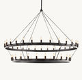 Camena Vintage Candelabra Two - Tier Chandelier - lampmodern