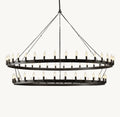 Camena Vintage Candelabra Two - Tier Chandelier - lampmodern