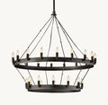 Camena Vintage Candelabra Two - Tier Chandelier - lampmodern