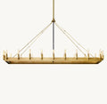 Camena Vintage Filament Rectangular Chandelier - lampmodern