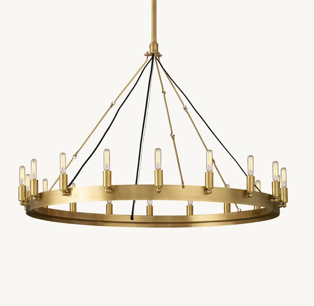 Camena Vintage Filament Round Chandelier - lampmodern