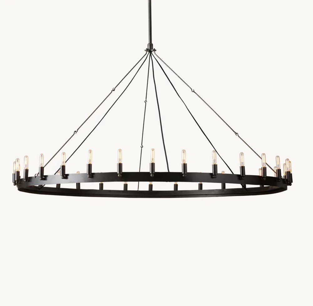 Camena Vintage Filament Round Chandelier - lampmodern