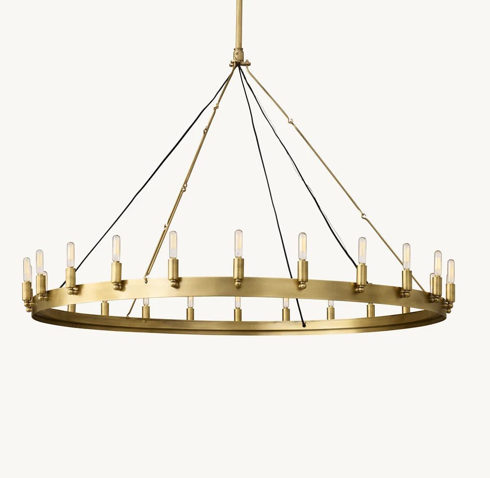 Camena Vintage Filament Round Chandelier - lampmodern