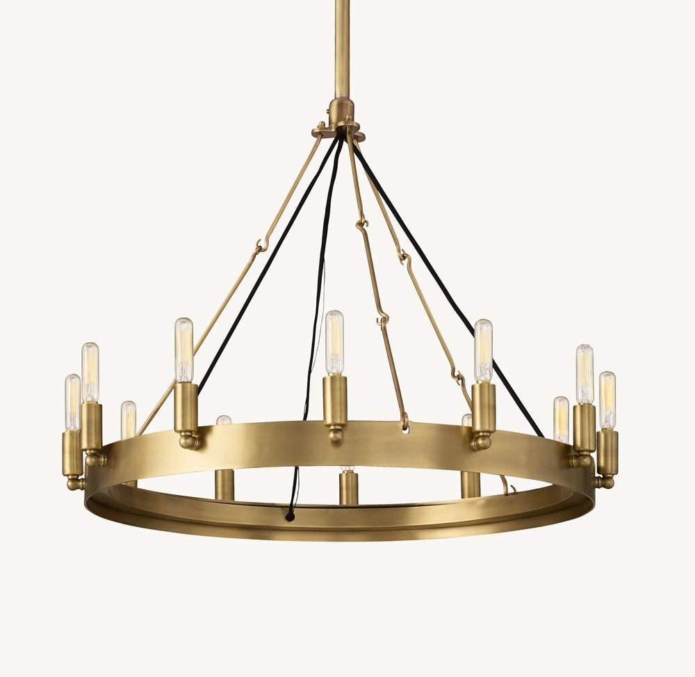 Camena Vintage Filament Round Chandelier - lampmodern