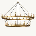 Camena Vintage Filament Two - Tier Chandelier - lampmodern