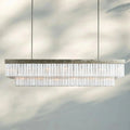 Cameron Rectangular Chandelier 49''59'' - lampmodern