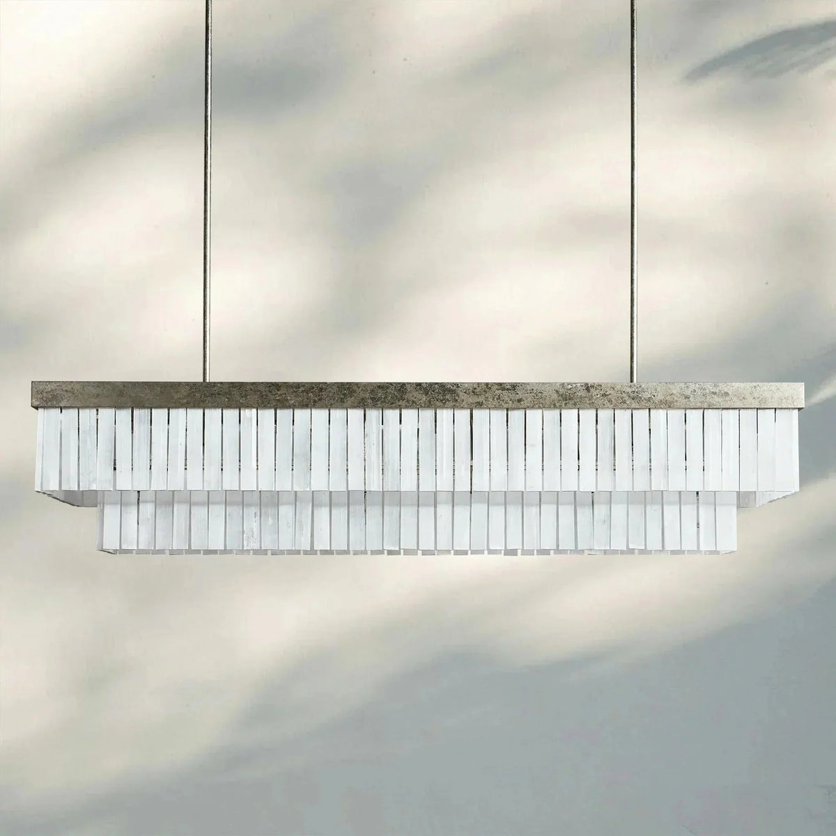 Cameron Rectangular Chandelier 49''59'' - lampmodern