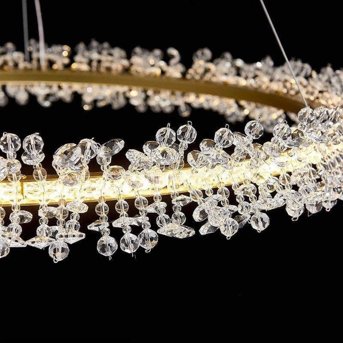 Capri 2 - Ring Modern Crystal Chandelier - lampmodern