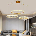 Capri 3 - Ring Crystal Chandelier - lampmodern
