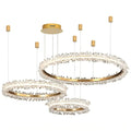 Capri 3 - Ring Crystal Chandelier - lampmodern