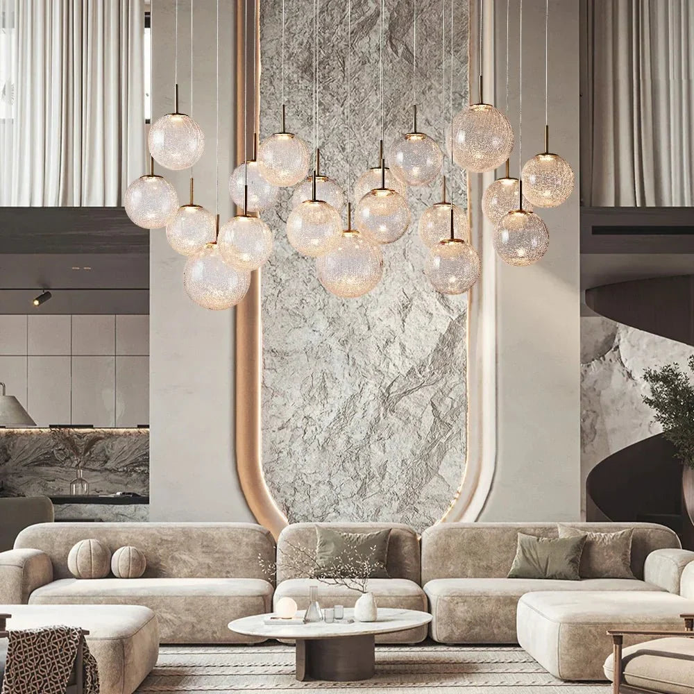 Casen Linear Chandelier 55" 65" - lampmodern