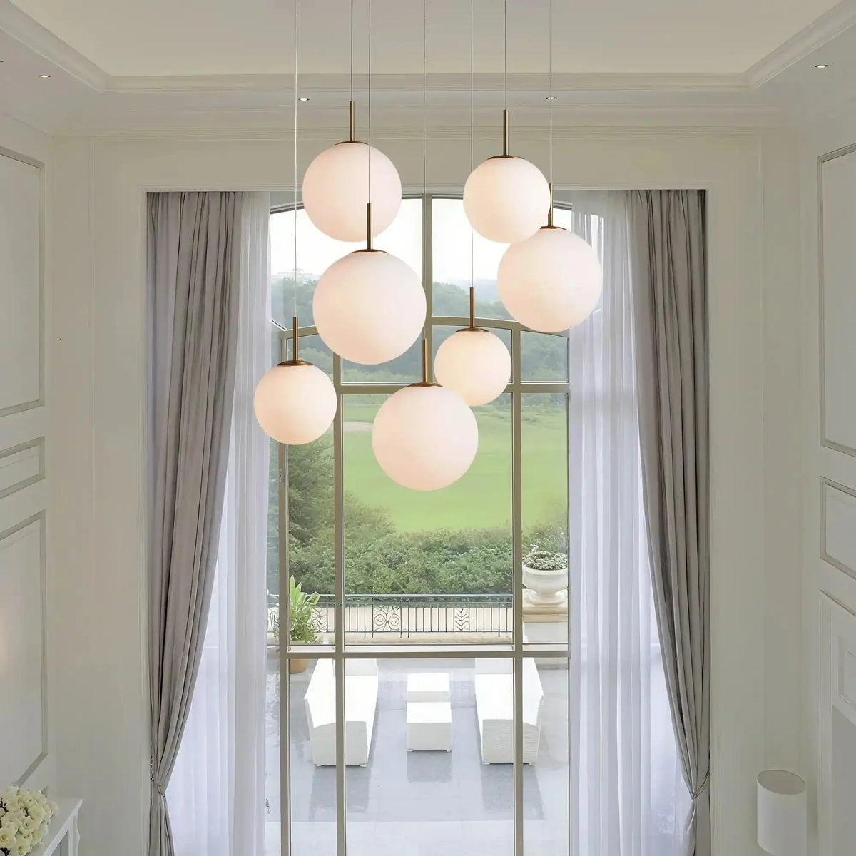 Casen Round Chandelier - lampmodern