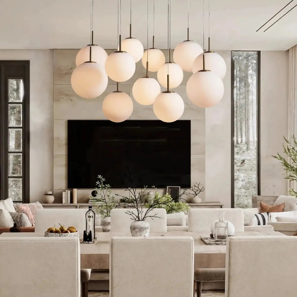 Casen Round Chandelier - lampmodern
