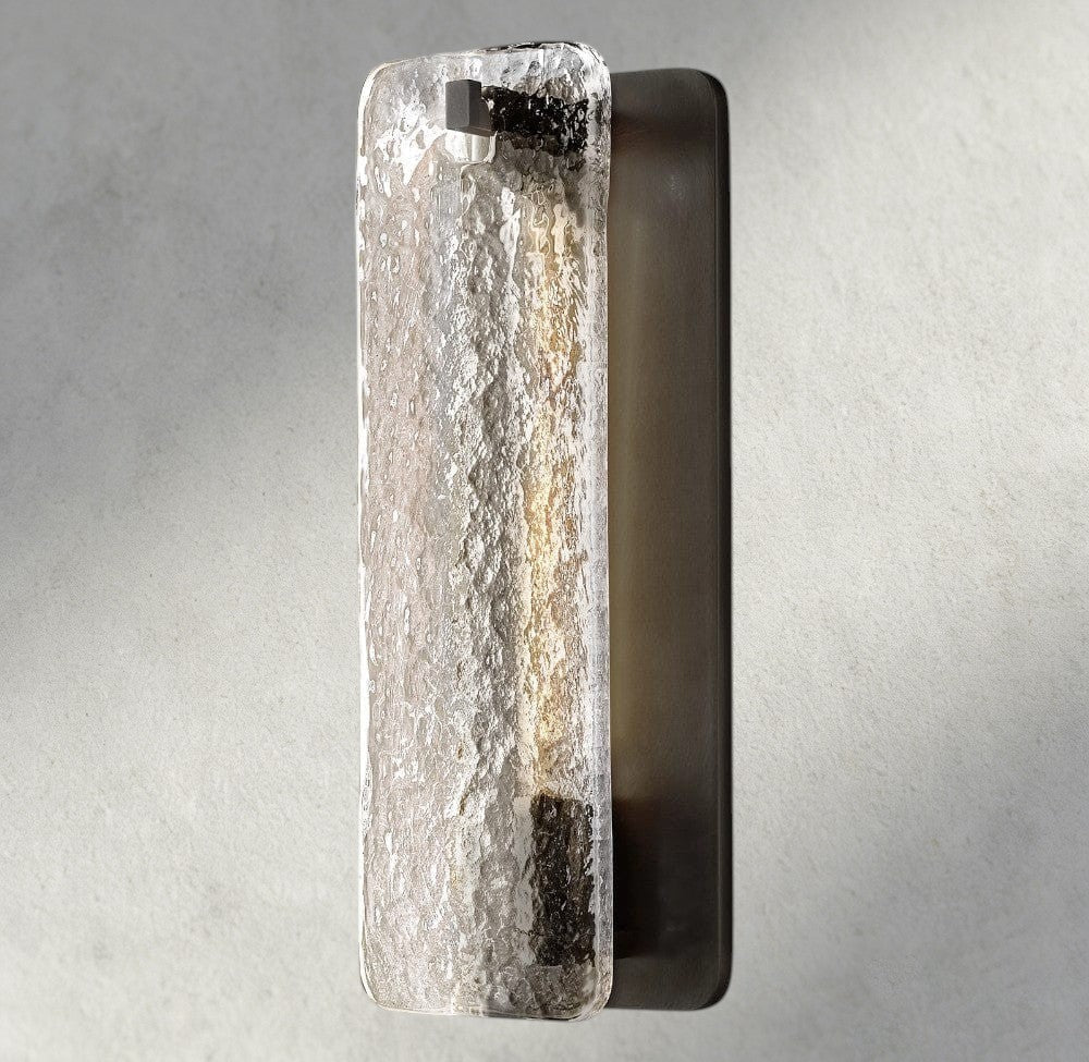 Celamotto Glass/ Alabaster Sconce 13", 16" - lampmodern