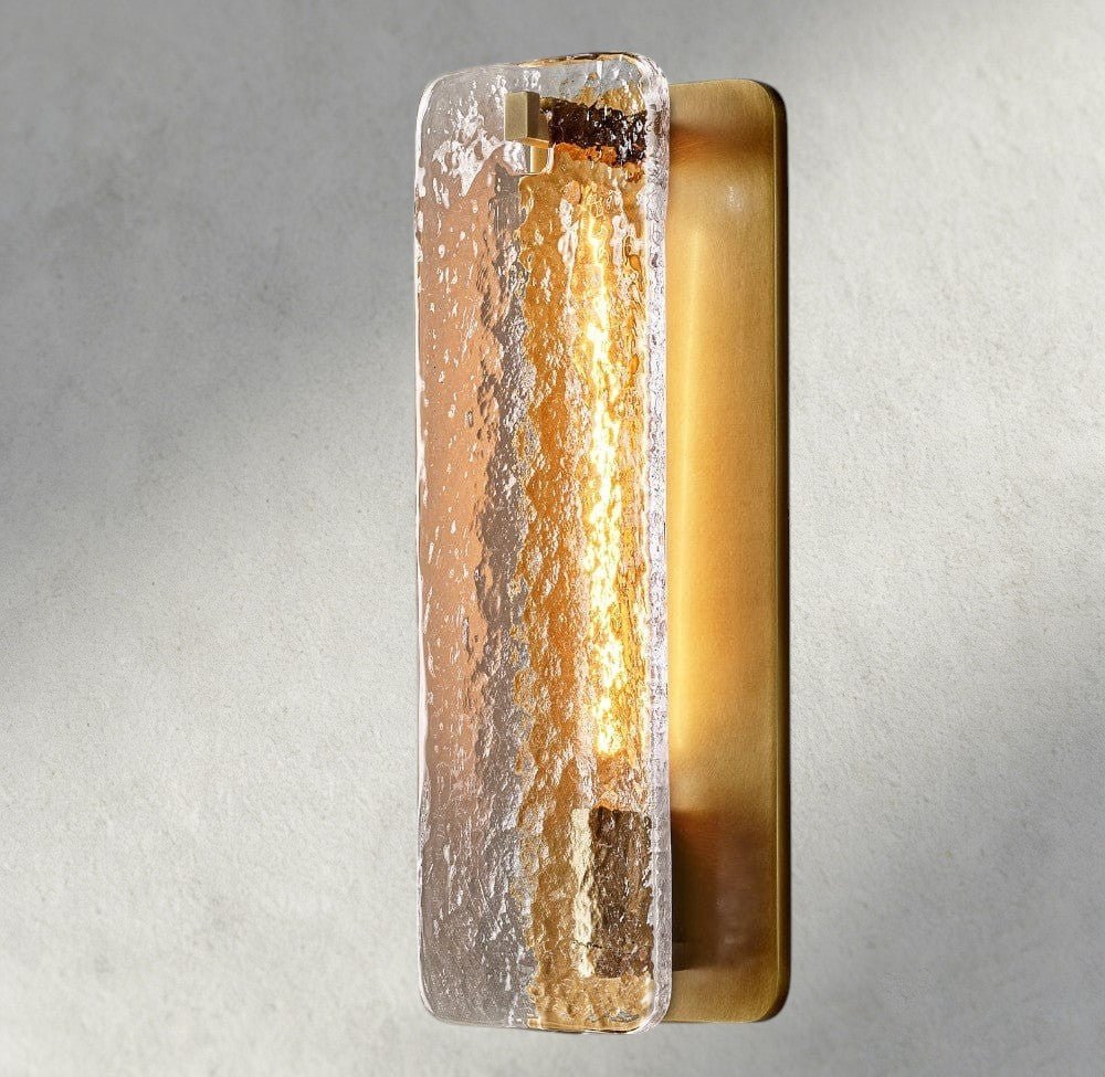 Celamotto Glass/ Alabaster Sconce 13", 16" - lampmodern
