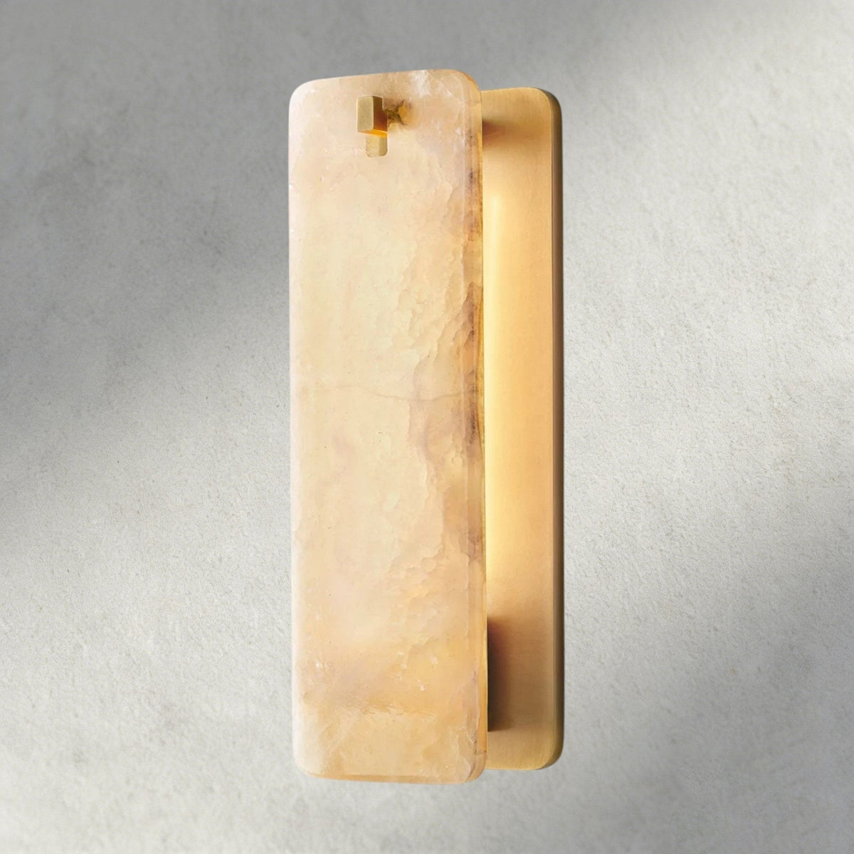 Celamotto Glass/ Alabaster Sconce 13", 16" - lampmodern
