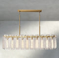 Celamotto Glass Rectangular Chandelier 60