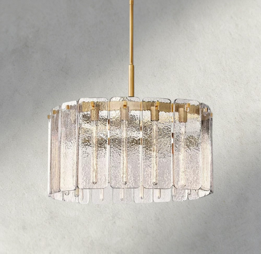 Celamotto Glass Round Chandelier 36", 48", 60" - lampmodern