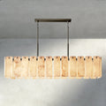 Celamotto Onyx Rectangular Alabaster Chandelier 60