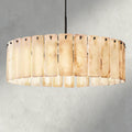 Celamotto Onyx Round Alabaster Chandelier 36