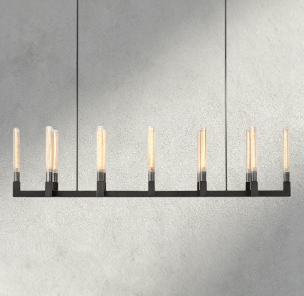 Cennela Linear Chandelier 55", 67" - lampmodern