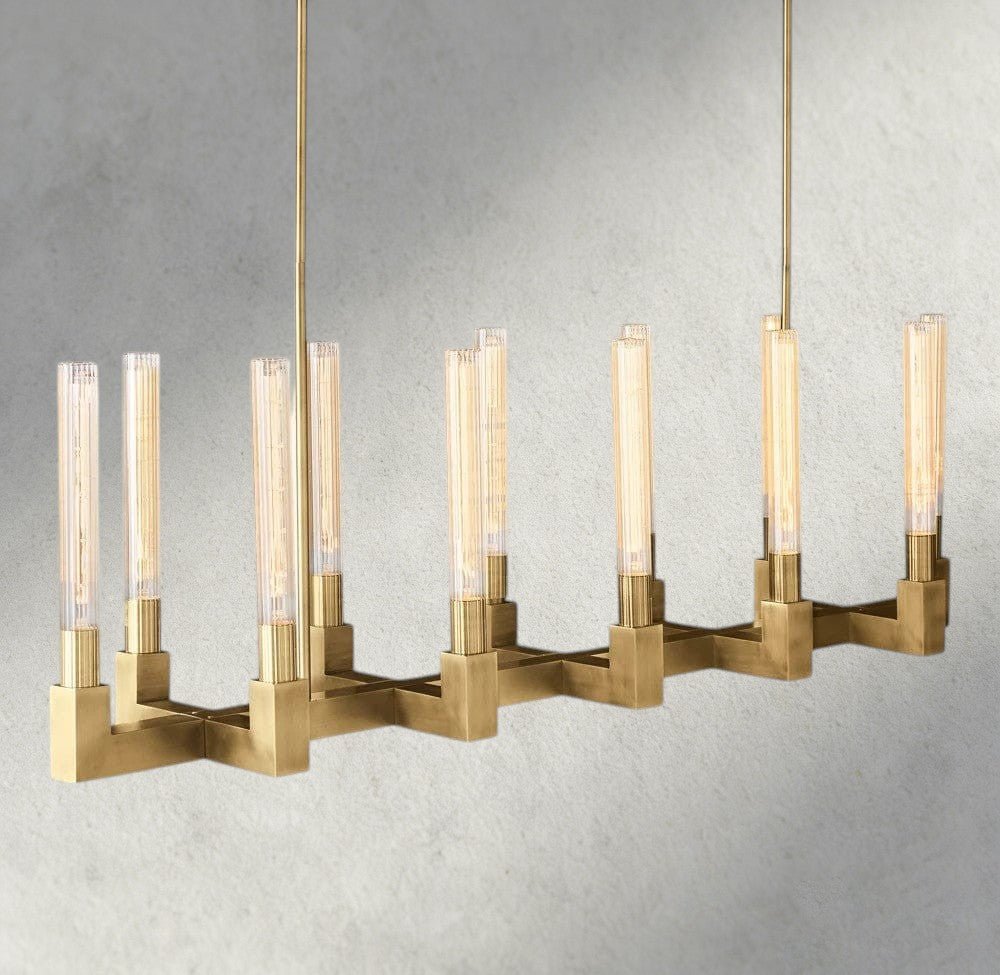 Cennela Linear Chandelier 55", 67" - lampmodern