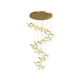 Ceramic Chandeliers Luxury Tulip Flower Ceiling Light - lampmodern