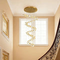 Ceramic Chandeliers Luxury Tulip Flower Ceiling Light - lampmodern