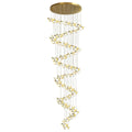 Ceramic Chandeliers Luxury Tulip Flower Ceiling Light - lampmodern