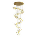 Ceramic Chandeliers Luxury Tulip Flower Ceiling Light - lampmodern