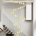 Ceramic Chandeliers Luxury Tulip Flower Ceiling Light - lampmodern