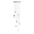 Chandelier for Staircase Full Copper Luxury Crystal Ceiling Light - lampmodern