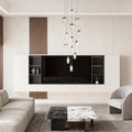 Chandelier for Staircase Full Copper Luxury Crystal Ceiling Light - lampmodern