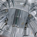 Chrome Extra Large Crystal Chandelier for Foyer Staircase Living Room Entrance Ceiling Light Fixture In Silver - lampmodern
