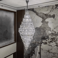 Chrome Extra Large Crystal Chandelier for Foyer Staircase Living Room Entrance Ceiling Light Fixture In Silver - lampmodern