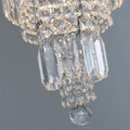 Chrome Extra Large Crystal Chandelier for Foyer Staircase Living Room Entrance Ceiling Light Fixture In Silver - lampmodern