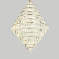 Chrome/ Silver/ Gold Extra Large Chandelier For Foyer Living Room Staircase Crystal Ceiling Lighting Fixture - lampmodern