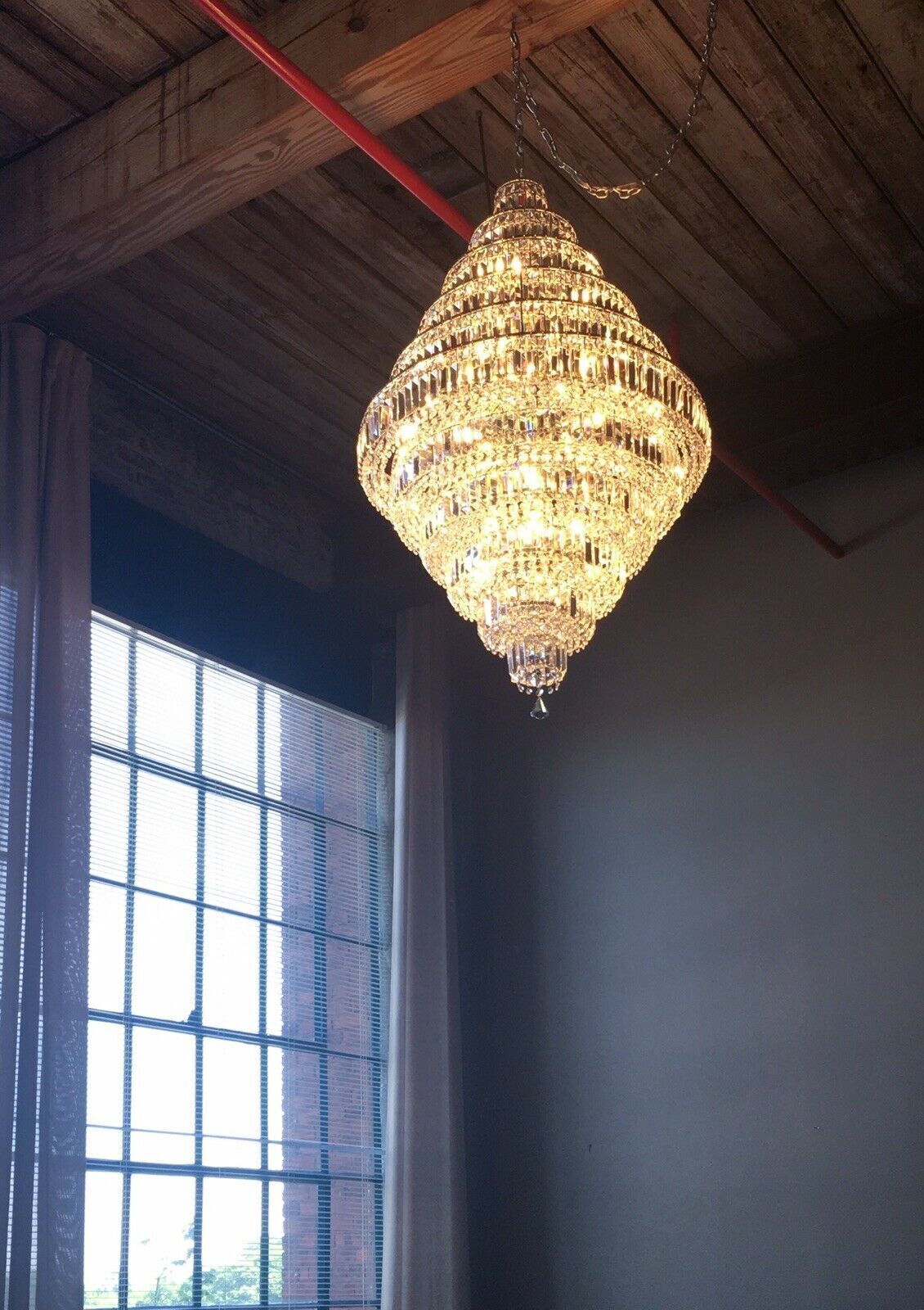 Chrome/ Silver/ Gold Extra Large Chandelier For Foyer Living Room Staircase Crystal Ceiling Lighting Fixture - lampmodern