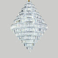 Chrome/ Silver/ Gold Extra Large Chandelier For Foyer Living Room Staircase Crystal Ceiling Lighting Fixture - lampmodern